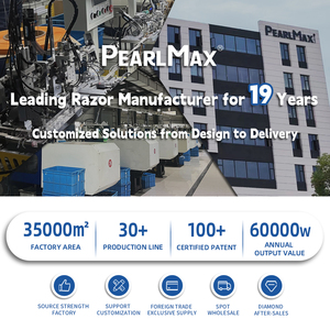 <span class=keywords><strong>Rasoio</strong></span> Pearlmax a Lama Singola con Protezione, <span class=keywords><strong>Rasoio</strong></span> Usa e Getta con Manico in Plastica per Uomo - Product Image 2
