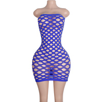 Jupe en résille exotique, vêtements de club, performances, vêtements de danse en maille, tenue de danseuse, tenues de strip-teaseuse, vente en gros, tendance sexy, look de la vie nocturne
