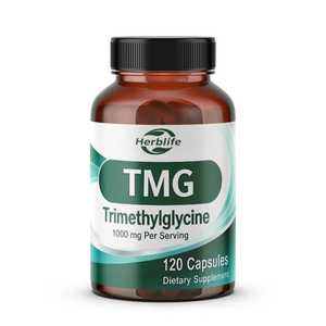 Cápsulas de Trimetilglicina (Betaína Anhidra) TMG, 1000 mg por Porción, Cápsula Vegetariana, Suplemento Dietético para el Bienestar Diario - Product Image 1