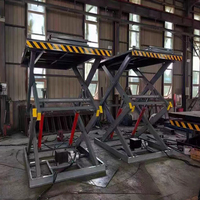 Plateforme élévatrice à ciseaux fixe ultra-mince de 1 à 4 tonnes, élévateur de marchandises hydraulique pour entrepôt, table élévatrice stationnaire de 0,1 m à 4 m