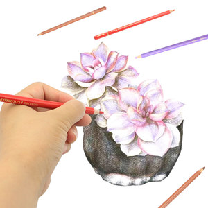 Crayons de couleur multicolores en bois de tilleul Bview Art, très demandés pour artistes - Product Image 3