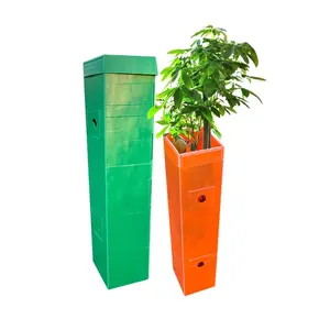 Großhandel 2 mm Correx-Bogen wellpappe Kunststoff Baumschutz Koroplast-Überdachungen Baumstammschutz