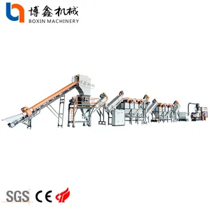 BOXIN Brand PP PE Plastic Washing line automated PP PE PET recycling drying line for plastic recycling