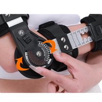 Attelle de coude réglable post-opératoire avec sangle de maintien pour stabilisation, récupération des blessures, fracture et tendinites