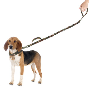 Camouflage Nylon Dog Leash With Snap Buckle Retractable Traction Belt For Outdoor Use - Product Image 5
