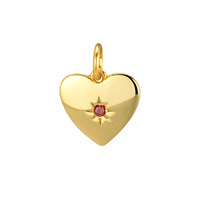 12 pendentif coeur du zodiaque avec zircone cubique femmes bijoux fins 925 argent Sterling pierre de naissance colliers pendentif