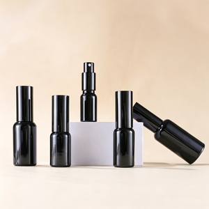 Flacon pulvérisateur de parfum en verre noir brillant pour cosmétiques, 15 ml, 20 ml, 30 ml, 50 ml, 100 ml - Product Image 3