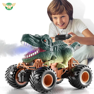 2.4Ghz télécommande <span class=keywords><strong>dinosaure</strong></span> camion <span class=keywords><strong>jouet</strong></span> Spray tout-terrain escalade véhicule Tyrannosaurus RC voiture jouets avec lumière et son Spray - Product Image 2
