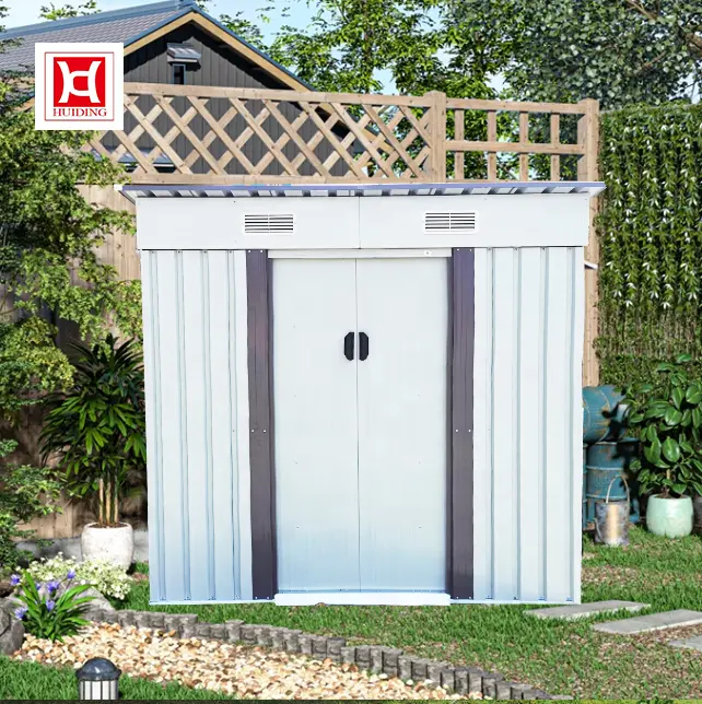 Huiding Lifetime Metal Shed Storage Outdoor House Prefabricated