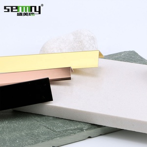 Trang Trí Gạch Hình Chữ L Cạnh Gốm Góc Tường Bên Ngoài Viền Hợp Kim Nhôm Chải 7-20 Ngày Hỗ Trợ ISO9001 SM34 - Product Image 5