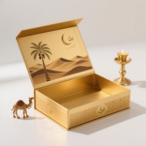 Bestyle Tùy Chỉnh Sang Trọng Dubai Ngày Kẹo Sô Cô La Bao Bì Hộp Ramadan Ngày Eid Mubarak Hộp Quà Tặng - Product Image 4