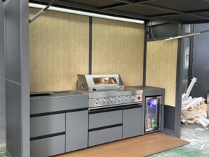 New Arrival Luxurious Modern Stainless Steel <strong>BBQ</strong> Outdoor Kitchen Cabinet <strong>Gas</strong> Grill <strong>6</strong> <strong>Burners</strong> Remote Control Customizable Height - Product Image 6