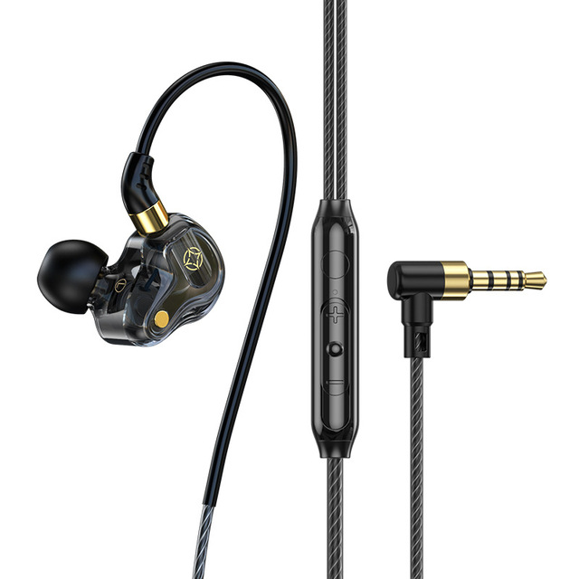 S61 Cross-border Private-Model Headphones Type-C Digital Chip Quad-Core Dual-Dynamic Driver Ear-Hook Wired Design 1.5m jl