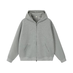 Sudadera con Capucha Extra Grande para Hombre, 420 g/m², Cierre Bidireccional, con Bolsillos, Estilo Urbano, Informal, Personalizable, para Invierno - Product Image 2
