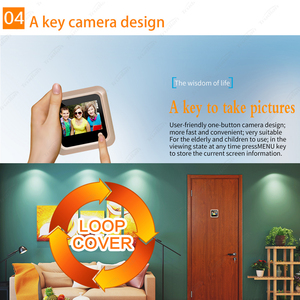 Thông Minh Kỹ thuật số Ultra Wide Eye angle lens Mini <span class=keywords><strong>Door</strong></span> lổ nhìn trộm <span class=keywords><strong>Viewer</strong></span> Fisheye an ninh Hidden Camera với màn hình Màn hình cho khách sạn - Product Image 6
