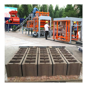 Máy làm gạch bê tông xi măng QT5-15 thủy lực hoàn toàn tự động nhà sản xuất máy gạch tro - Product Image 4