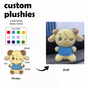 Muñecos de peluche personalizados, Muñeco Mellcgan, Bajo MOQ, Mini arnés con patrón, Decoración de <span class=keywords><strong>café</strong></span> con temática de mascotas Corgi, Llaveros de peluche personalizados - Product Image 4