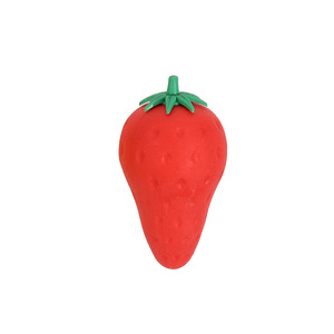 Gomme à effacer créative pour étudiants, papeterie pour la maternelle, gomme à effacer mignonne en forme de mangue, de fraise et de carotte - Product Image 2