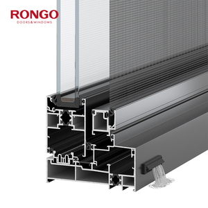 Chất lượng cao phá vỡ nhiệt nhôm cửa sổ trượt ban công kính cho căn hộ và biệt thự được cung cấp bởi cửa trượt kính Trung Quốc - Product Image 4