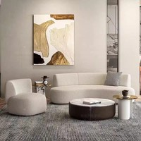 Sofás Curvos para Sala de Estar, Muebles Comprimidos al Vacío, Juego de Sofás Comprimidos para el Hogar, Sofá Modular