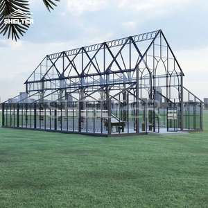 Carpa para Eventos Desmontable con Techo Transparente de Cristal, Estructura Negra, Tipo Marquesina - Product Image 3