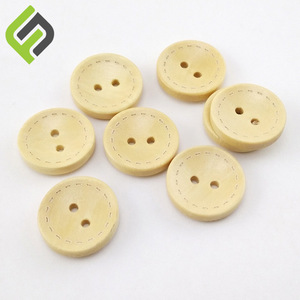 Buena calidad, dos ojos redondos, venta al por mayor, cuello de puño de madera Natural, abrigo de madera, gabardina, botones de camisa - Product Image 4