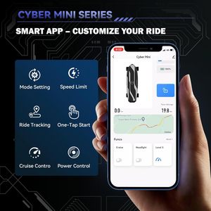 <span class=keywords><strong>Maxfind</strong></span> Cyebr 四轮电动滑板车双驱动长寿命21700电池应用程序控制防水适合成人和初学者 - Product Image 3