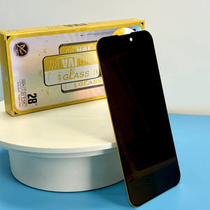 IT'S ME OG Privacidad Vidrio templado Película de vidrio de pegamento completo para iPhone 16 Pro Max Protector de pantalla de privacidad para iPhone 8 8 Plus X 11 13 - Product Image 3