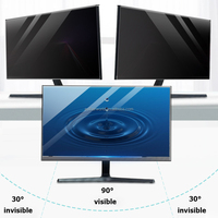 Protector de Pantalla de Privacidad de 32 Pulgadas Grado AAA para TV y Monitor de Computadora, Acrílico Anti-Espía con Anti-Luz Azul, Kit de Fácil Instalación