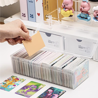 Boîte en plastique PP rectangulaire transparente de haute qualité, durable et recyclable, semi-transparente pour les cartes à jouer et les jetons de poker