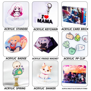 Support de <span class=keywords><strong>manga</strong></span> en acrylique HanXin OEM |   Support en acrylique personnalisé, découpe laser, impression UV, simple ou double face, vente en gros - Product Image 5