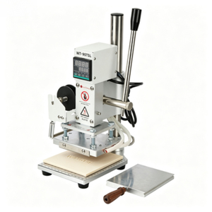 Petite machine de marquage à chaud, machine d'embossage d'étiquettes, lettrage anglais DIY pour cuir, papier, PVC - Product Image 1