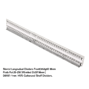 Fami Slotted Longitudinal Dividers Front Height 200-250 Mm Eh36 Dim Mm D610 H175 Galvanized Shelf Dividers - Product Image 3