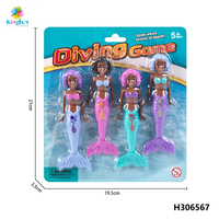 Populaire piscine natation magique marron sirène poupée piscine plongée jouets été sous-marin plongée jouets pour enfants jeu d'eau natation jouets