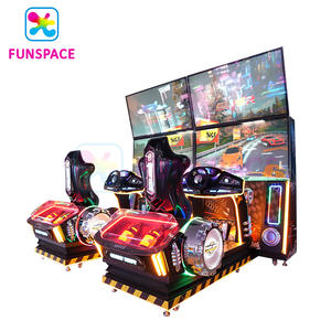 เครื่องเล่นเกมขับรถแบบหยอดเหรียญ Funspace Game Center สำหรับ 2 ผู้เล่น หน้าจอ HD 65 นิ้ว เครื่องเกมแข่งรถ - Product Image 2