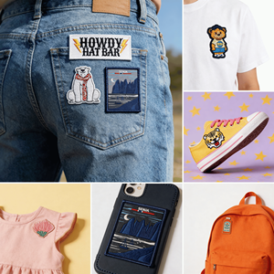 Parche de Chenilla con Diseño de Oso de Dibujos Animados, Sin Pedido Mínimo, Diseño Personalizado, Parche Bordado Termoadhesivo <span class=keywords><strong>TEDI</strong></span> para Ropa - Product Image 6