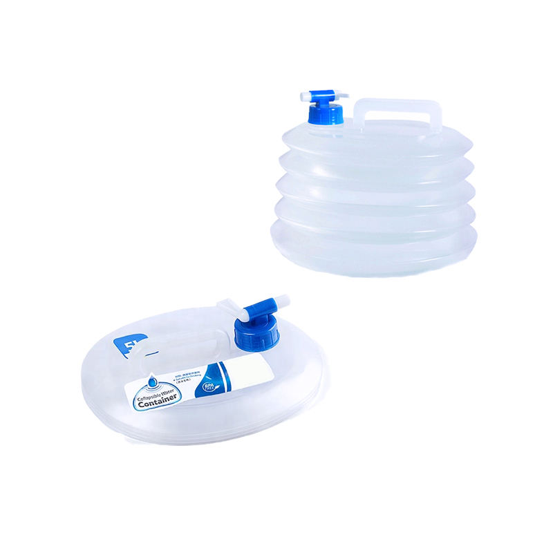 Zukent Contenitore Per L'acqua Pieghevole Con Beccuccio, Secchio Per L'acqua Portatile, Senza BPA, Per - Foto 2