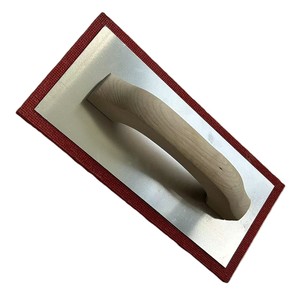 Truelle à béton carrée en caoutchouc rouge de qualité industrielle, best-seller, avec manche en <span class=keywords><strong>bois</strong></span> <span class=keywords><strong>ou</strong></span> en <span class=keywords><strong>plastique</strong></span>, lame de 12 pouces, poignée ergonomique - Product Image 6