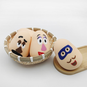 Wholesale Flour Filling Funny Expression <b>Squeeze</b> Potato Stress Relief Toy <b>Squeeze</b> Stress <b>Ball</b> Classic Birthday Gift - Product Image 2