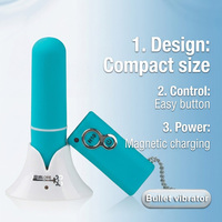 Leistungsstarker Ferngesteuerter Bullet-Vibrator Sexspielzeug Klitoris-Stimulator Lippenstift-Vibrator Wiederaufladbares Sextoy für Frauen