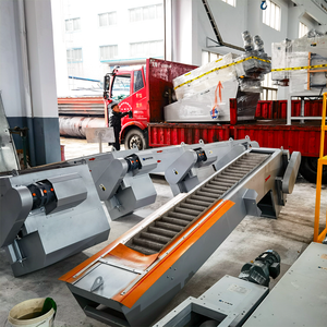 Fully Automatic 304 Stainless Steel PLC Controlled Rotary Grating <strong>Machine</strong> Motor For Water Treatment Equipment 1 Year Warranty - Product Image 3