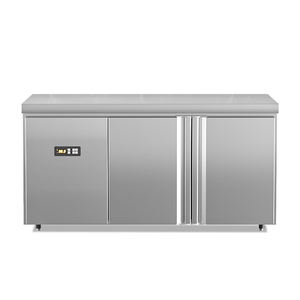 <span class=keywords><strong>Frigorifero</strong></span> Chiller Sottobanco <span class=keywords><strong>a</strong></span> Gas <span class=keywords><strong>a</strong></span> Due Porte con Cassetto Congelatore, Vetrina Espositiva per Ghiaccio, Pizza e Insalata, Stile Americano ad Alta Capacità - Product Image 2