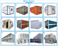 Maison préfabriquée Fibre de verre 40ft 20ft Office Storage Container Flat Pack 6X240 Mit Bad