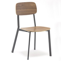 Ensemble de meubles de restaurant d'hôtel au design moderne, table à manger avec chaises en métal pour café
