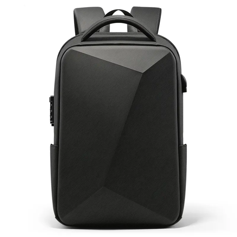 Laptop-Rucksack Tasche für Herren Hochschule Schule Laptop-Tasche Hartschalen-Rücksack für Motorrad 2023 Großhandel Geschäft schwarz individuell