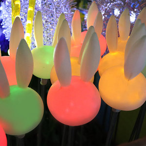 Lampadaire LED Lapin pour Extérieur, Éclairage de Jardin, Décoration de Festival, Poteau en Acier Inoxydable - Product Image 3