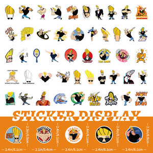 50 Pegatinas Divertidas de la Serie Animada de los 90, Johnny <span class=keywords><strong>Bravo</strong></span> - Product Image 3