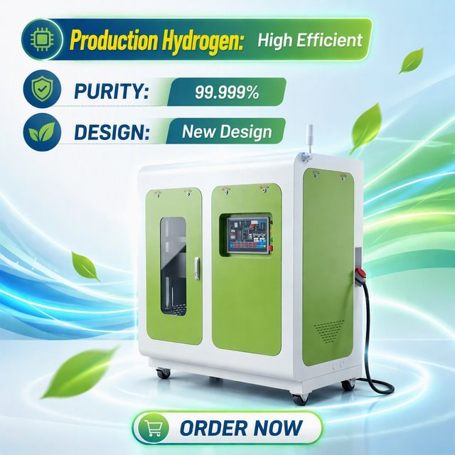Hydrogen Generator Hydrogen AEM/PEM Electrolyzer System Green Hydrogen Gas Generator Pure Water Hydrogen Gas Production 5KW-30KW