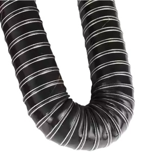 Heat-resistant Fire-proof Double-Layer <strong>Silicone</strong> Duct <strong>Hose</strong> Compressible <strong>Silicone</strong> <strong>Hose</strong> for Hot Air Transmission - Product Image 3