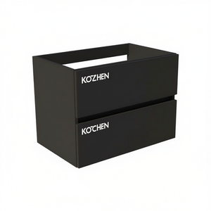 Meuble de rangement de cuisine suspendu à 2 tiroirs, blanc mat, 70 cm - Product Image 3